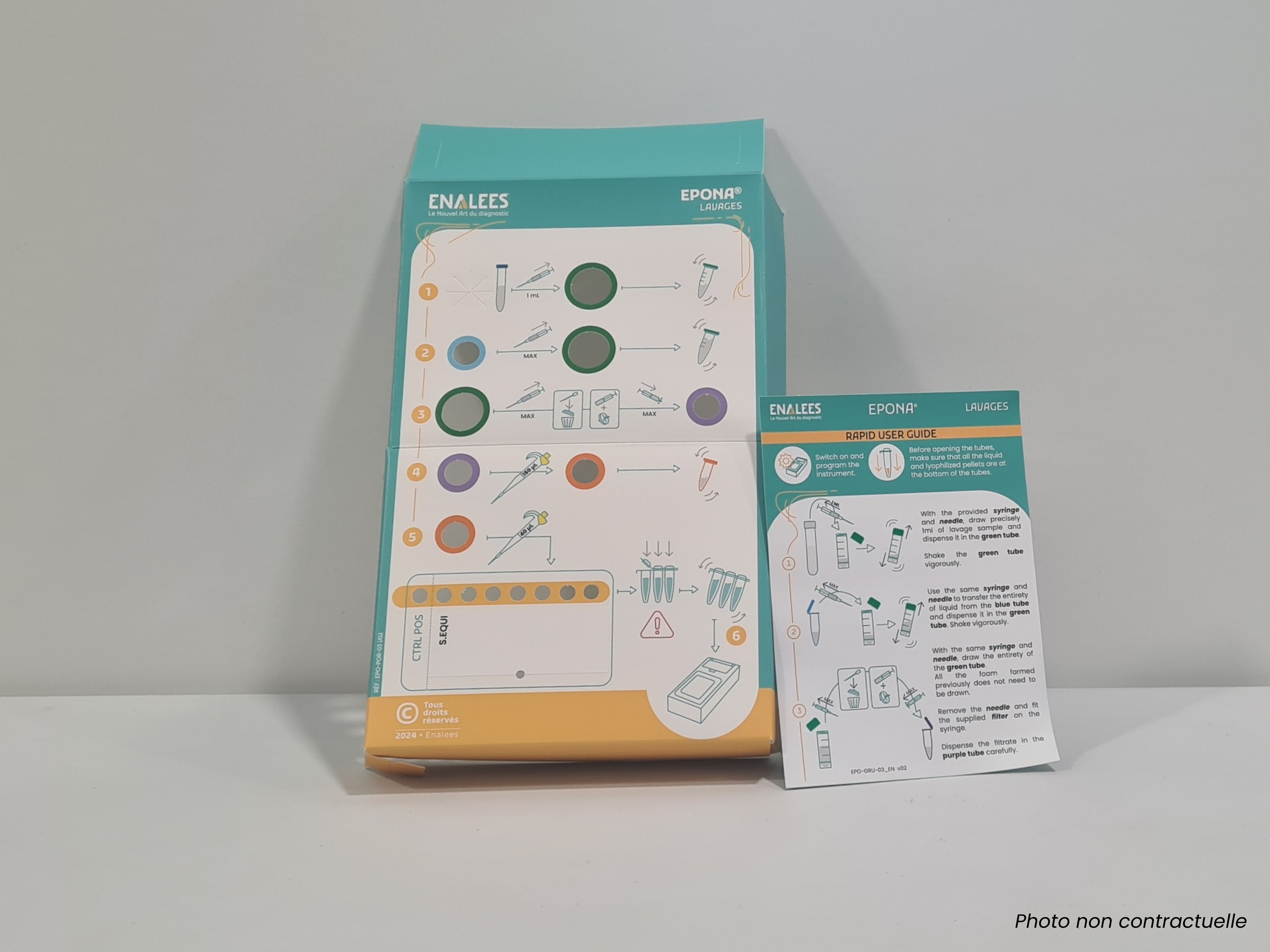 Epona EHV-1, EHV-4, EIV, Streptococcus equi Lavage